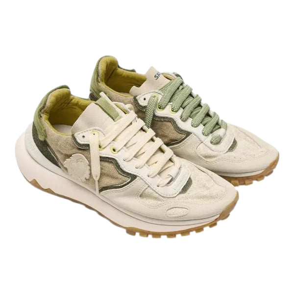 Sneaker Unisex Satorisan - Chacrona Metta Lino Whitewisp - Beige