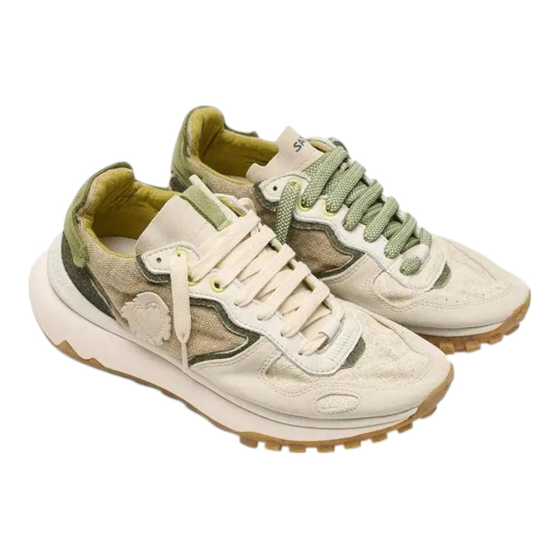 Sneaker Unisex Satorisan - Chacrona Metta Lino Whitewisp - Beige