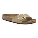 Sandali Unisex Birkenstock - Madrid Big Buckle Nubuck Leather - Beige