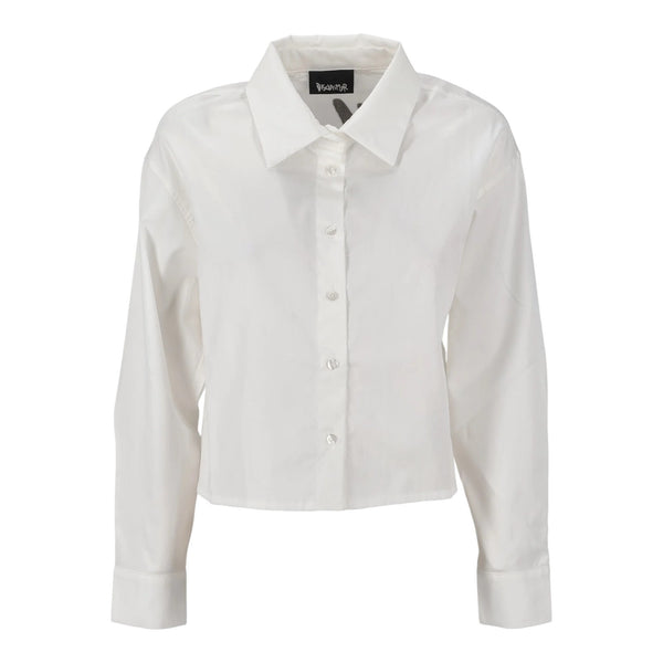 Camicie Donna Disclaimer - Camicia Donna In Popeline Nm - Bianco