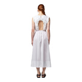 Vestiti casual Donna Alpha Studio - Abito Giro S/M Lungo Rouche - Bianco