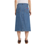 Gonne casual Donna Dickies - Midi Denim Skirt W Classic Blue - Denim