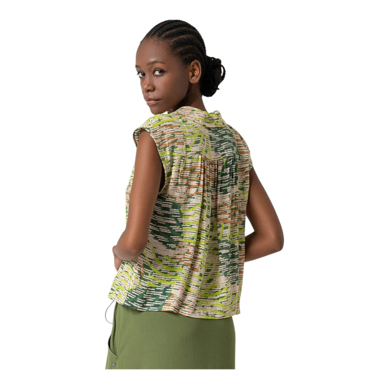 Camicie Donna Surkana - Camicia manica corta - Verde