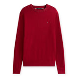 Maglie a manica lunga Uomo Tommy Hilfiger - Pima Org Ctn Cashmere Crew Neck - Rosso