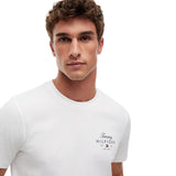 T-shirt Uomo Tommy Hilfiger - Script Stack Regular Tee - Bianco