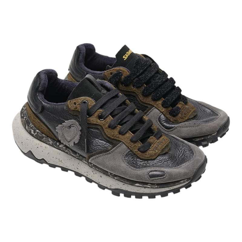 Sneaker Uomo Satorisan Chacrona Metta Buckingham Nero