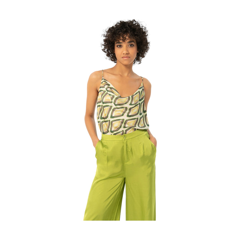 Pantaloni Donna Surkana - Pantaloni lunghi ampi - Verde