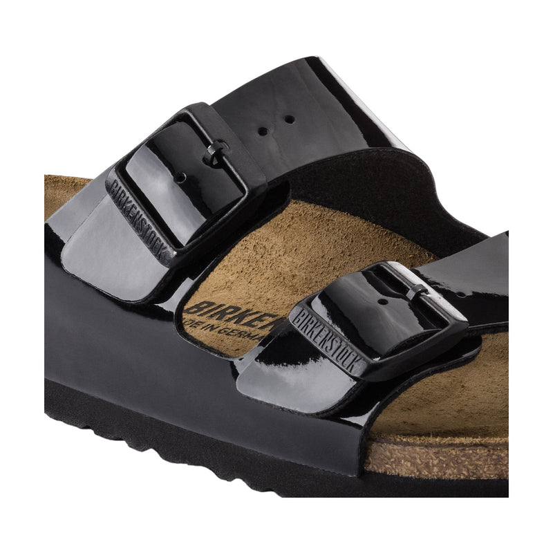 Sandali Donna Birkenstock - Arizona black, Birko Flor Patent - Nero