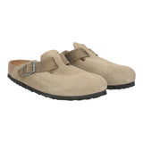 Zoccoli e sabot Uomo Birkenstock - Boston faded khaki, Suede Leather/Oiled - Beige