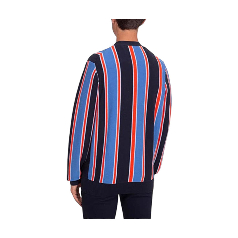 Cardigan Uomo Lyle & Scott - Vertical Stripe Cardigan - Multicolore