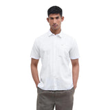 Camicie casual Uomo Barbour International - Nelson S/S Summer Fit Shirt - Bianco