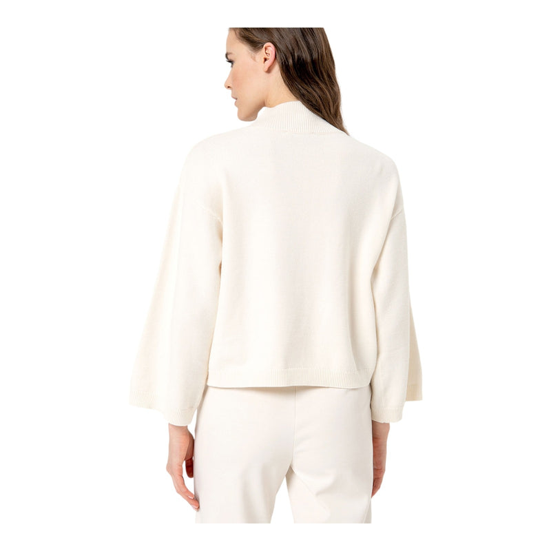 Maglie Donna Surkana - Pullover dolcevita Perkins, maniche svasate - Panna