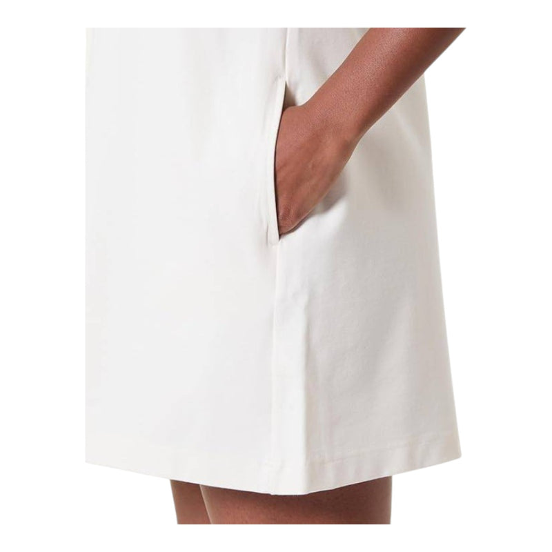 Vestiti casual Donna Calvin Klein - A- Punto Milano T Shirt Dress - Panna