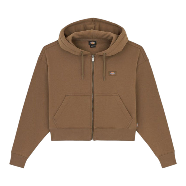 Felpe con cappuccio Donna Dickies - Oakport Zip Hoodie - Marrone