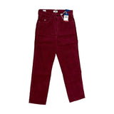 Pantaloni Donna Tommy Hilfiger - High Rise Straight Crop 1990 - Bordeaux