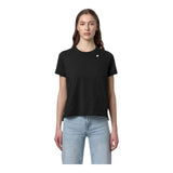 T-shirt Donna K-Way - Emel Jersey - Nero
