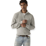 Maglioni Uomo Levi's - Hm Quarter Zip Sweater Duffel Bag Heathe - Grigio