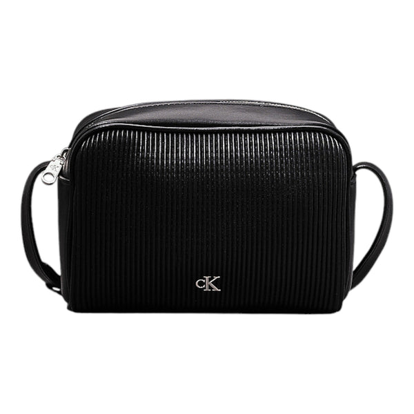 Borse a mano Donna Calvin Klein - Rib Camera Bag18 Pu - Nero