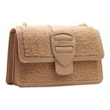 Borse a spalla Donna Blauer - Fur Crossbody Bag Mixy05 - Beige