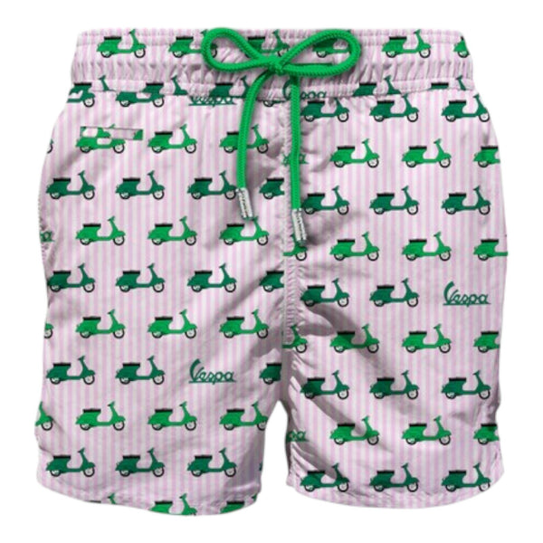 Pantaloncini e calzoncini Uomo Mc2 Saint Barth - Lighting Micro Fantasy Ultralight Swim Short - Rosa