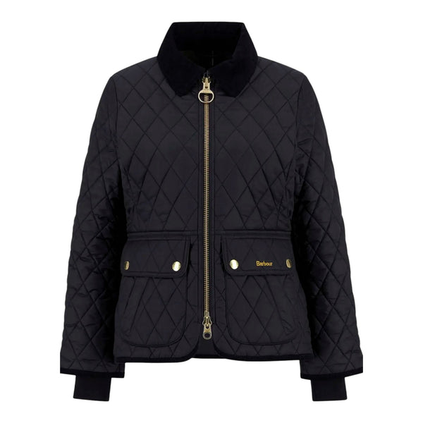 Giubbini Donna Barbour - Fitted Beadnell Quilt - Nero