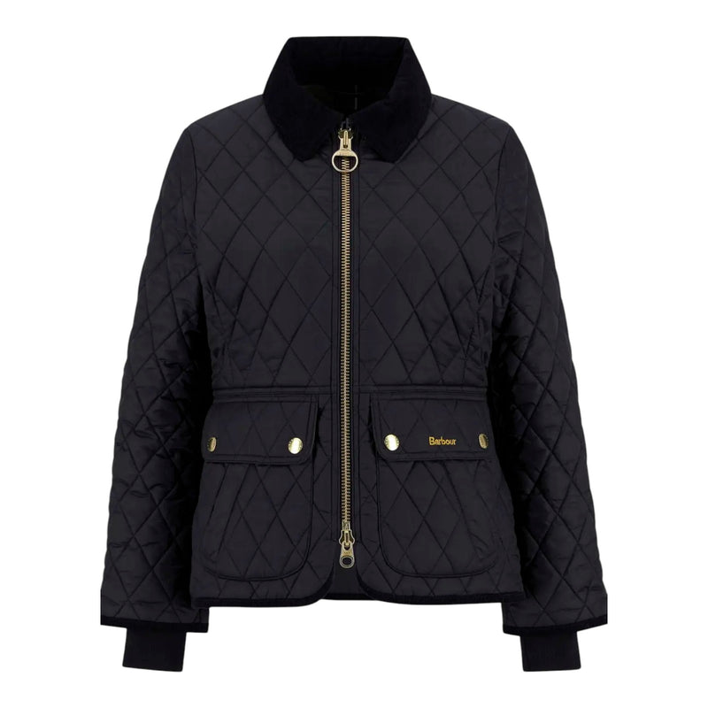 Giubbini Donna Barbour - Fitted Beadnell Quilt - Nero