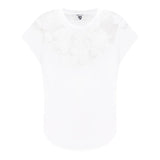Canotte Donna Twinset - Top Con Patch - Bianco