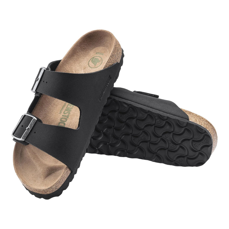 Sandali Uomo Birkenstock - Arizona earthy black veg Birkibuc - Nero