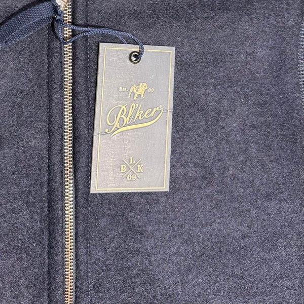 Giacche Uomo Bl'ker - Blker Boiled Wool Jacket Moose - Blu