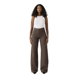 Jeans Donna Levi's - Ribcage Wide Leg - Marrone