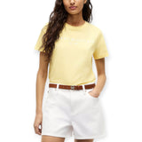 T-shirt Donna Tommy Hilfiger - Reg Corp Logo C-Nk Ss - Giallo