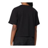 T-shirt Donna Disclaimer - Maglia Donna Crop In Jersey - Nero