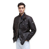 Giubbotti Uomo Barbour International - Tourer Duke Wax - Marrone