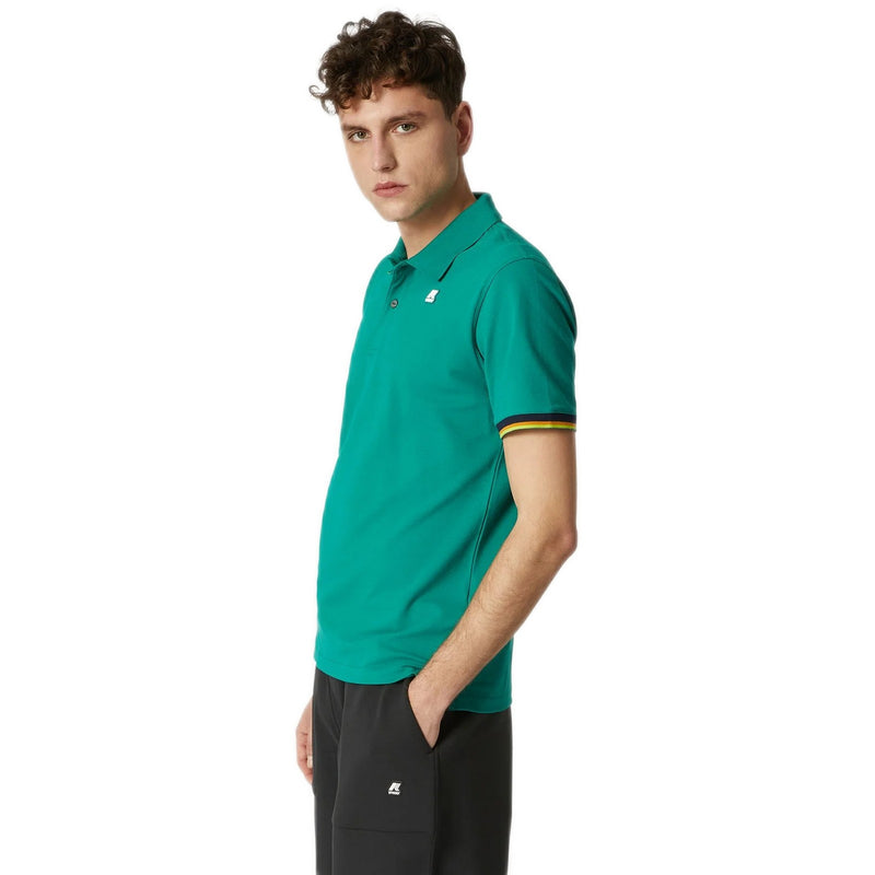 Polo Uomo K-Way - Polo Manica Corta Vincent - Verde