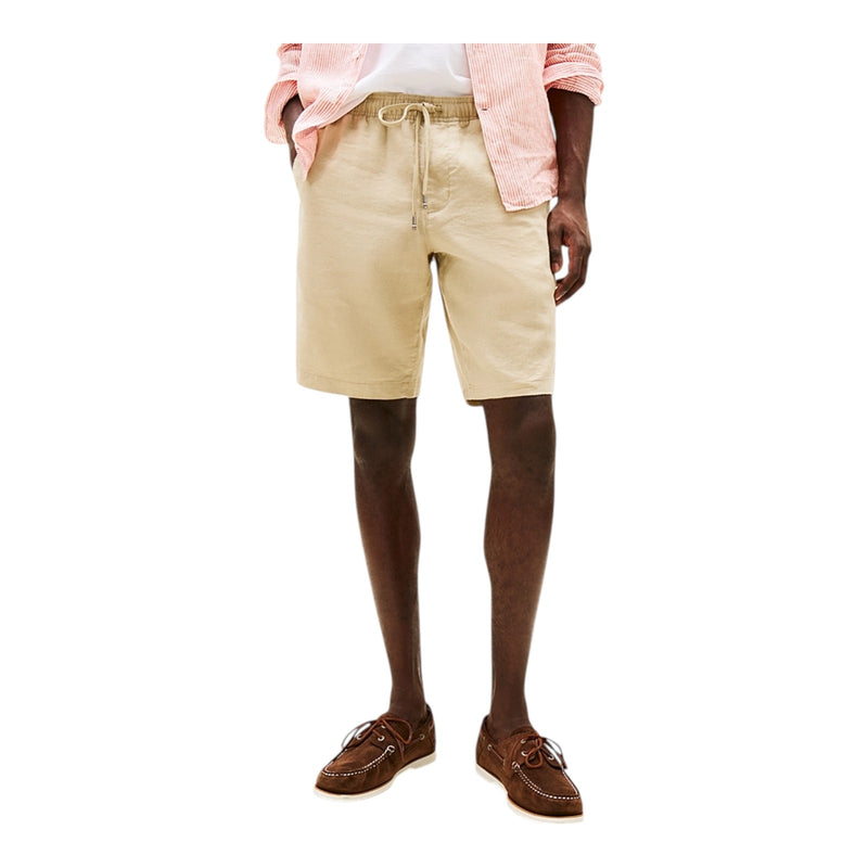 Bermuda Uomo Tommy Hilfiger - Harlem Po Linen Short - Beige