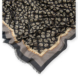 Foulard Donna Surkana - Foulard stampato - Nero