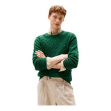Maglie Uomo Tommy Hilfiger - Classic Cable Crew Neck - Verde