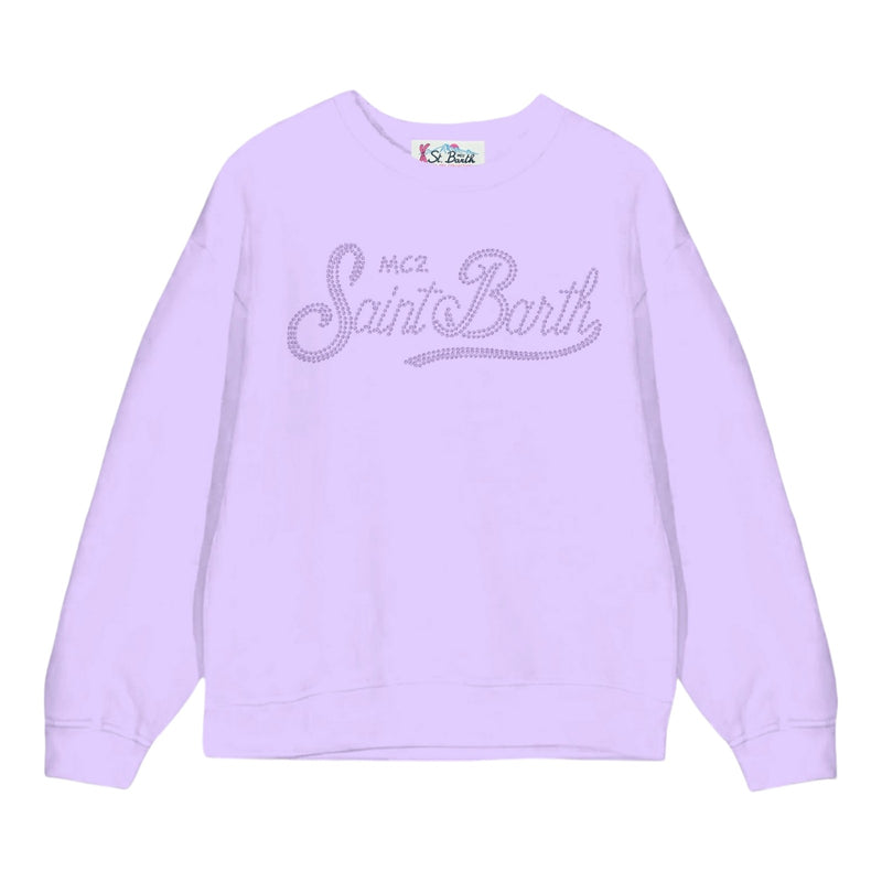 Felpe senza cappuccio Ragazza Mc2 Saint Barth - Briony W	Roundneck Sweatshirt - Lilla