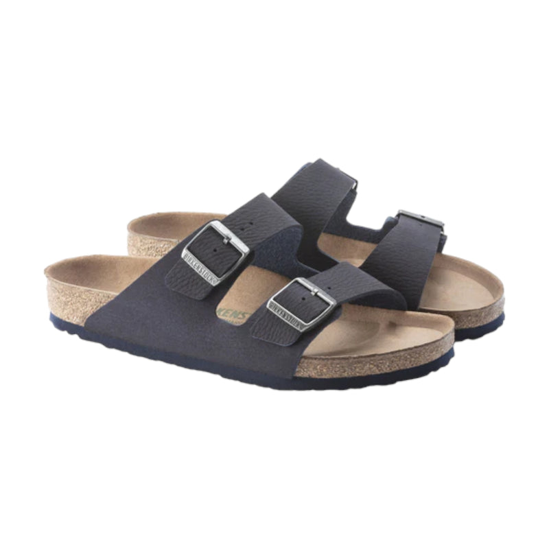 Sandali Uomo Birkenstock - Arizona BS blue, Birko flor Calz. S - Blu