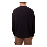 Cardigan Uomo Calvin Klein - Woven Label Cardigan - Nero