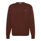 Maglie Uomo Calvin Klein - Ls Ez Cotton Crewnk Sweater 12Gg - Marrone