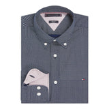 Camicie casual Uomo Tommy Hilfiger - Flex Micro Foulard Sf Shirt - Blu