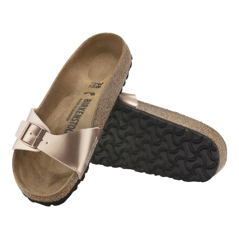 Sandali Donna Birkenstock - MADRID METALLIC COPPER, BIRKO FLOR Calz. S - Rosa