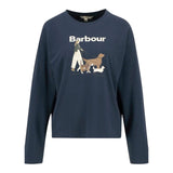 T-shirt Donna Barbour - Woodhouse Ls T-Shirt - Blu