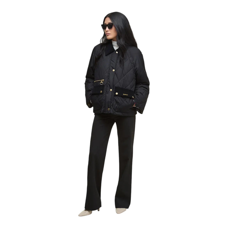 Giubbini Donna Barbour - Martha Quilted Jkt - Nero