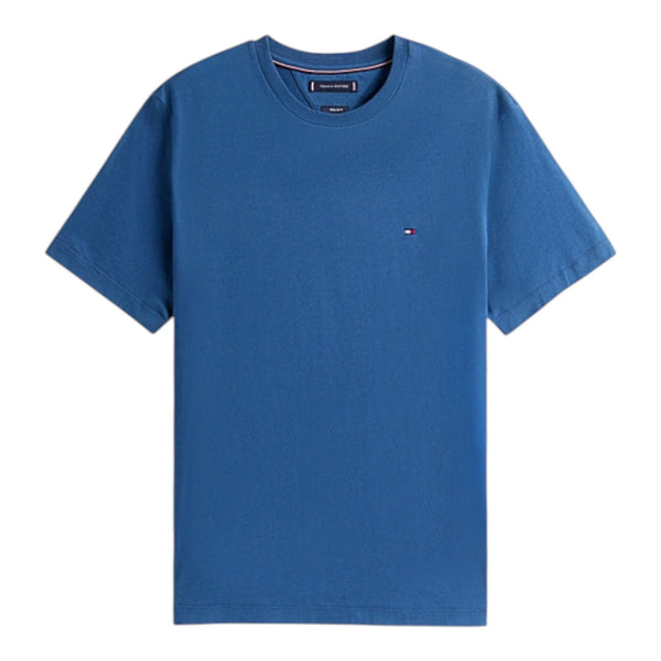 T-shirt Uomo Tommy Hilfiger - Ess Seasonal Reg Fit Solid Tee - Petrolio