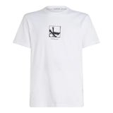 T-shirt Uomo Calvin Klein - Grid Box Tee - Bianco