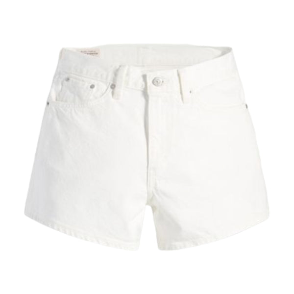 Pantaloncini Donna Levi's - 80S Mom Short - Bianco