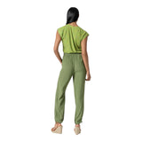 Pantaloni Donna Surkana - Pantalone jogger con stretto alla caviglia - Verde