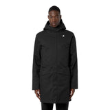 Giubbotti Uomo K-Way - Jarno Twill Marmotta - Nero
